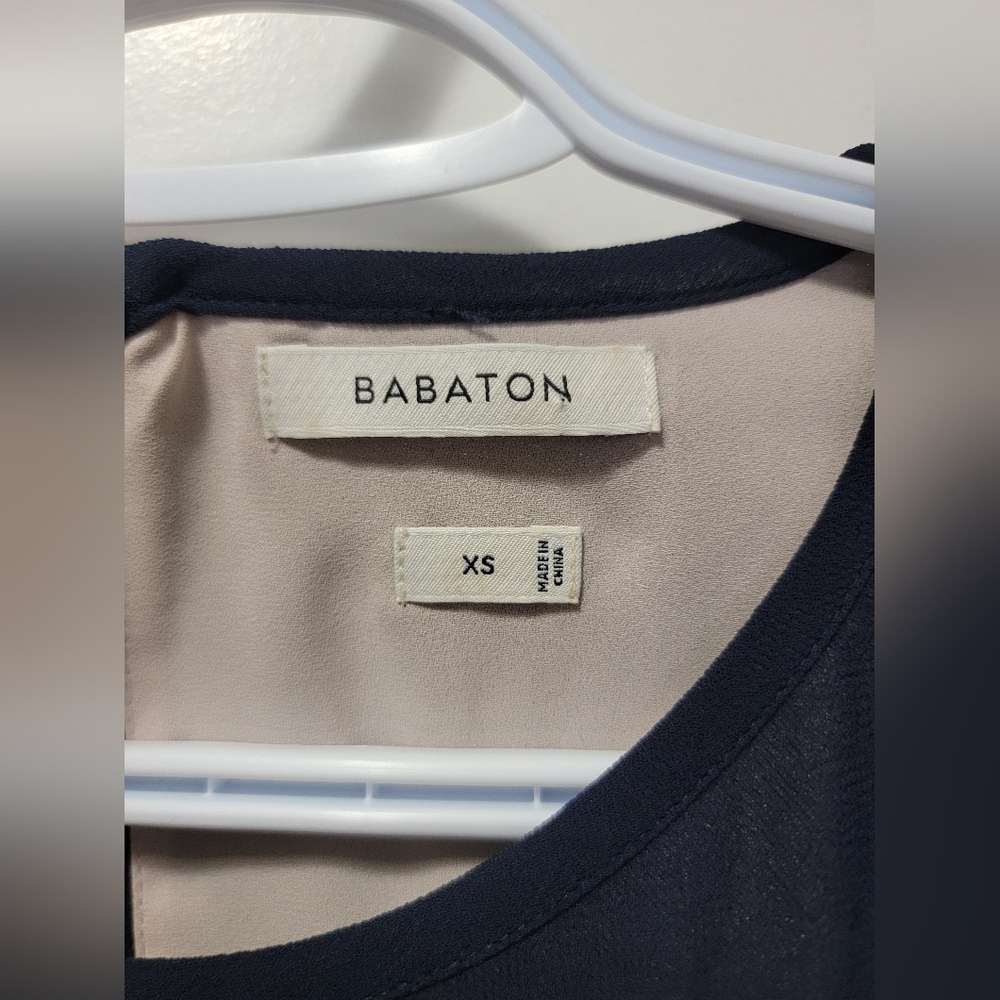 Babaton keegan romper navy blue xs - Picture 4 of 10